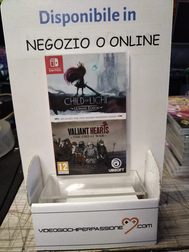 CHILD OF LIGHT ULTIMATE EDITION + VALIANT HEARTS THE GREAT WAR NINTENDO SWITCH