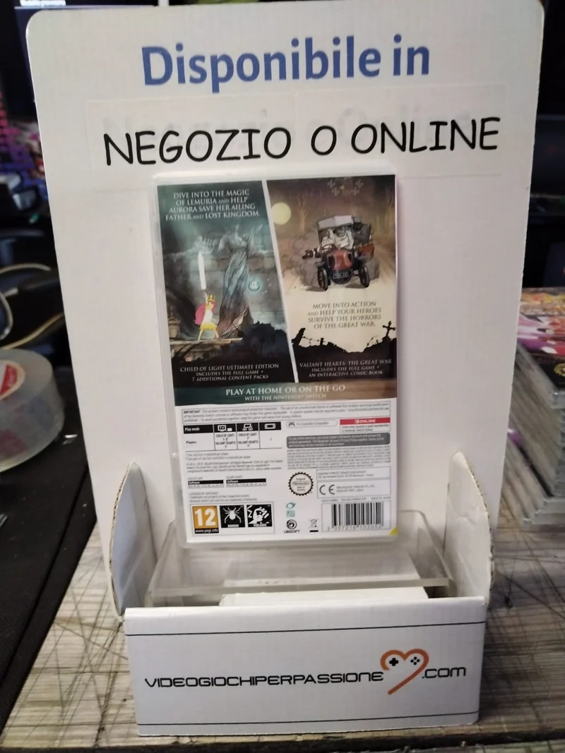 CHILD OF LIGHT ULTIMATE EDITION + VALIANT HEARTS THE GREAT WAR NINTENDO SWITCH