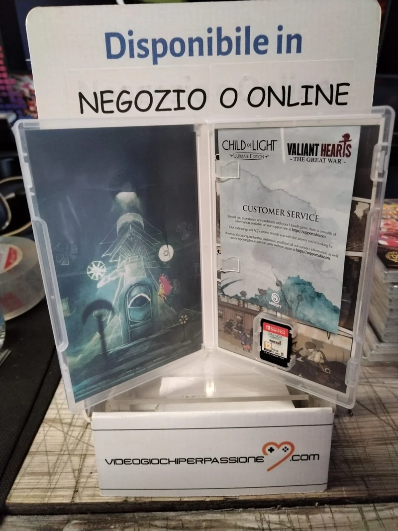 CHILD OF LIGHT ULTIMATE EDITION + VALIANT HEARTS THE GREAT WAR NINTENDO SWITCH
