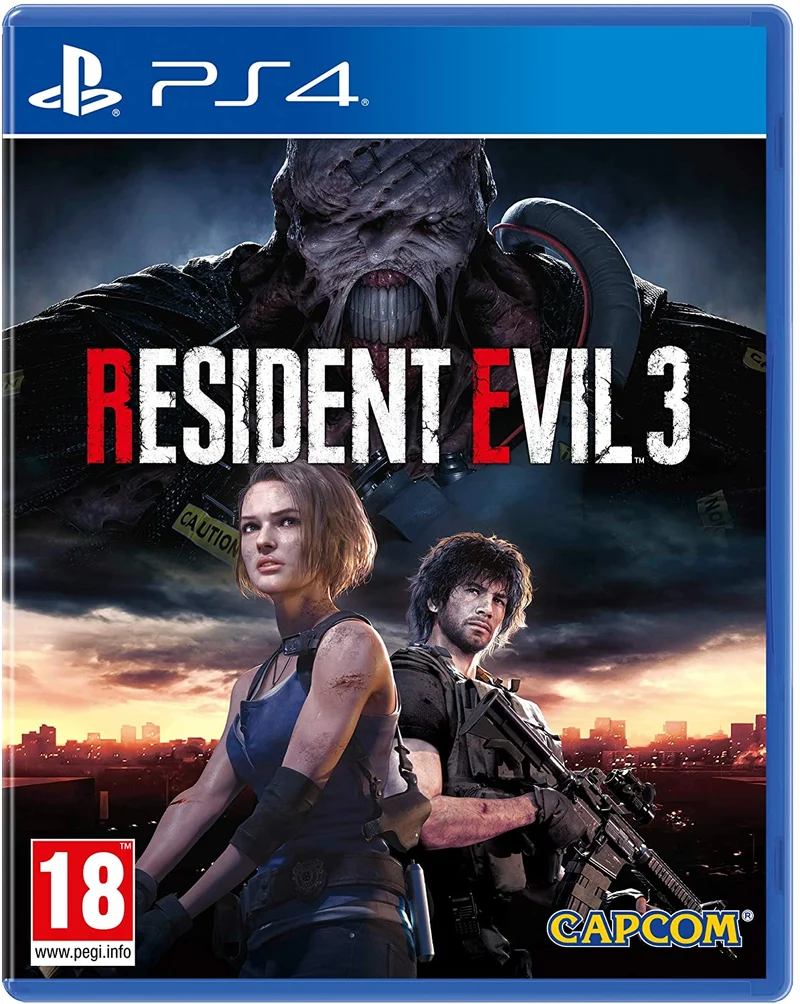 RESIDENT EVIL 3 PLAYSTATION 4 VERSIONE REGNO UNITO