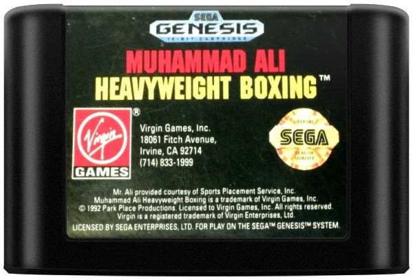 Muhammad Ali Heavyweight Boxing - Sega Genesis