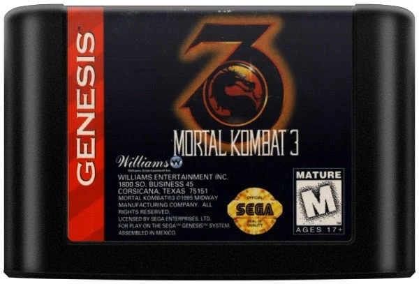 Mortal Kombat 3 - Sega Genesis