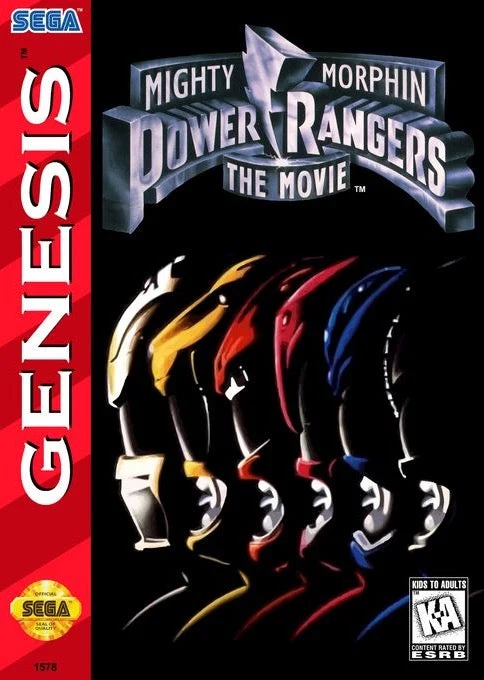 Mighty Morphin Power Rangers The Movie - Sega Genesis