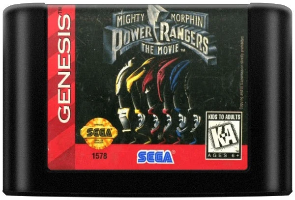 Mighty Morphin Power Rangers The Movie - Sega Genesis