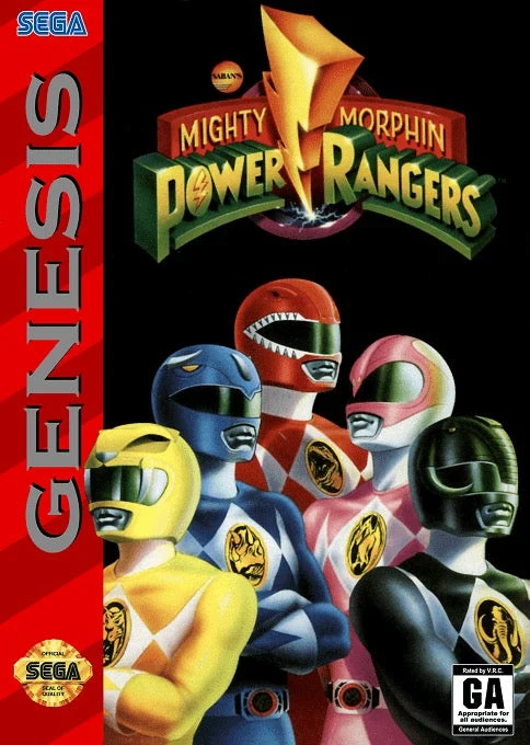 Mighty Morphin Power Rangers - Sega Genesis
