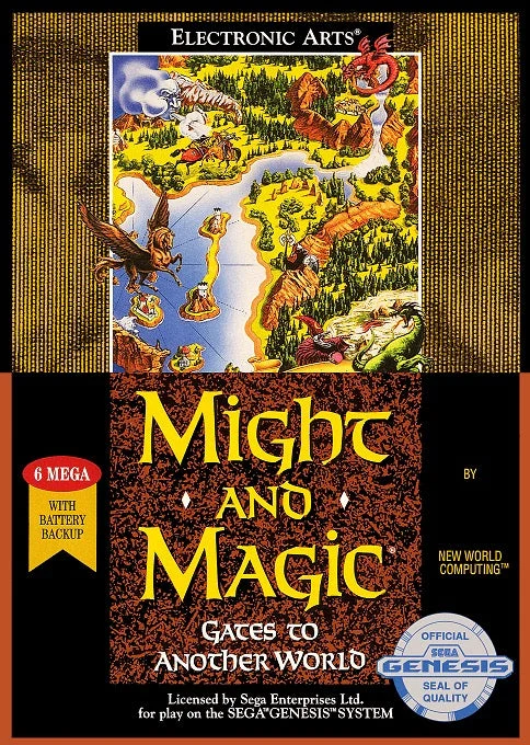 Might and Magic Gates to Another World - Sega Genesis