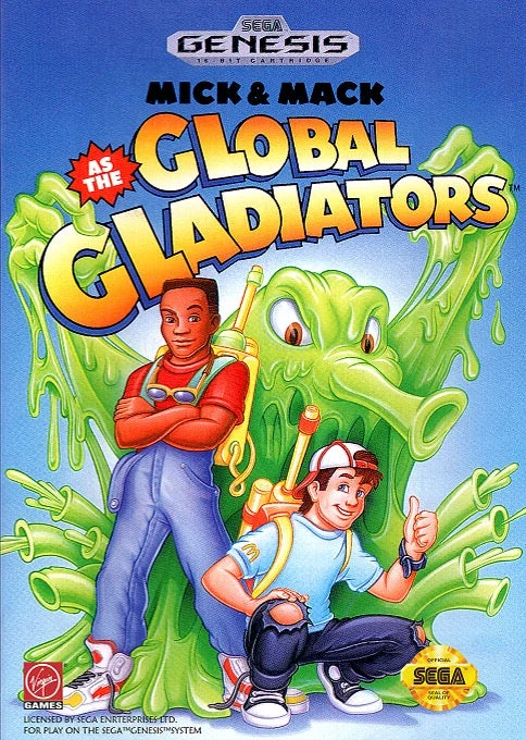 Mick and Mack Global Gladiators - Sega Genesis