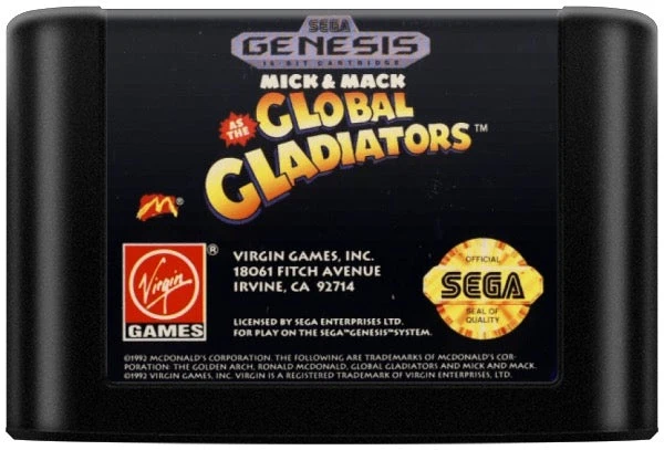 Mick and Mack Global Gladiators - Sega Genesis