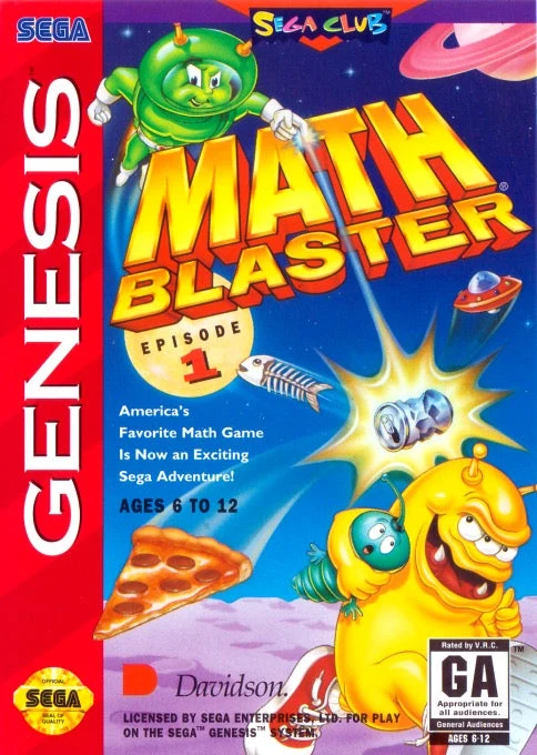 Math Blaster Episode 1 - Sega Genesis