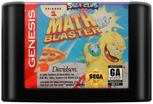 Math Blaster Episode 1 - Sega Genesis