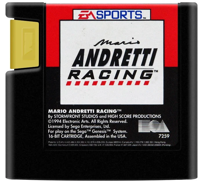Mario Andretti Racing - Sega Genesis