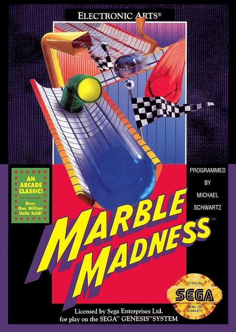 Marble Madness - Sega Genesis