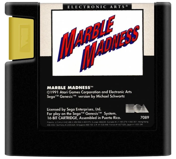 Marble Madness - Sega Genesis