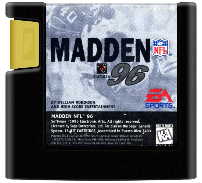 Madden NFL 96 - Sega Genesis