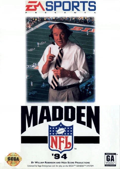Madden NFL '94 - Sega Genesis