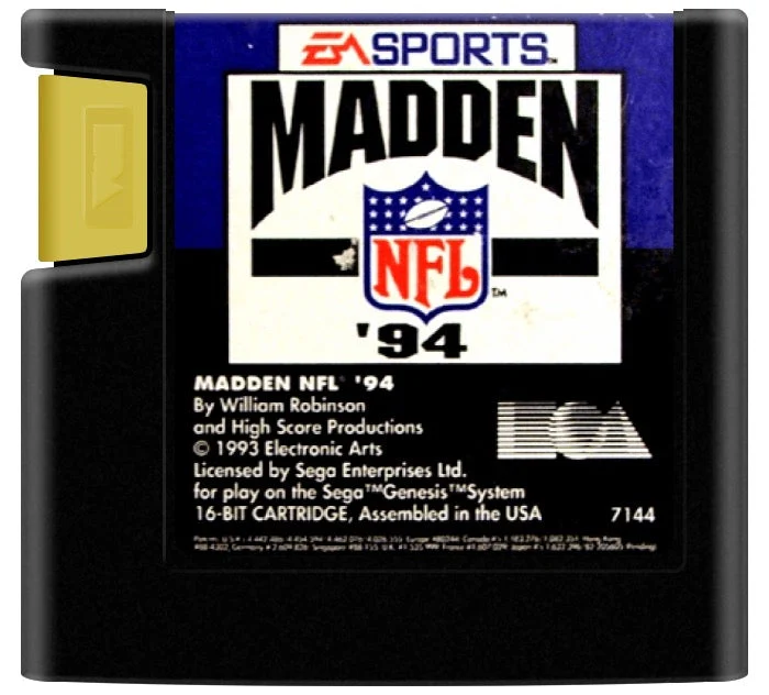 Madden NFL '94 - Sega Genesis