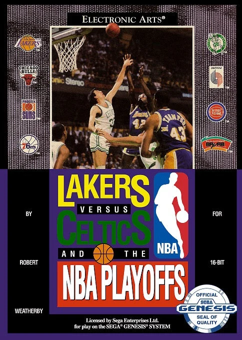 Lakers vs. Celtics and the NBA Playoffs - Sega Genesis