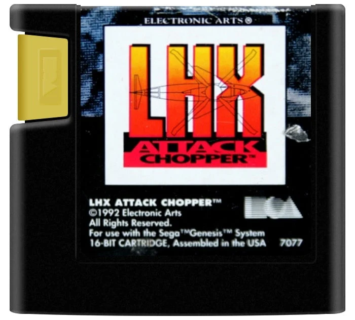 LHX Attack Chopper - Sega Genesis