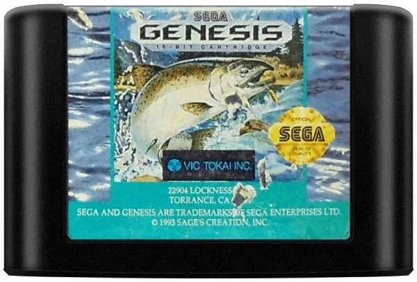King Salmon The Big Catch - Sega Genesis