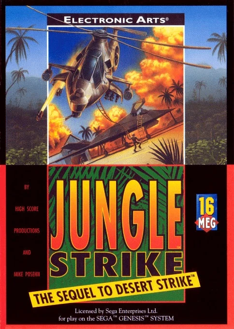 Jungle Strike - Sega Genesis