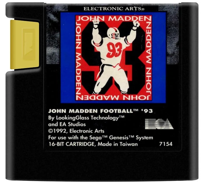 John Madden Football '93 - Sega Genesis