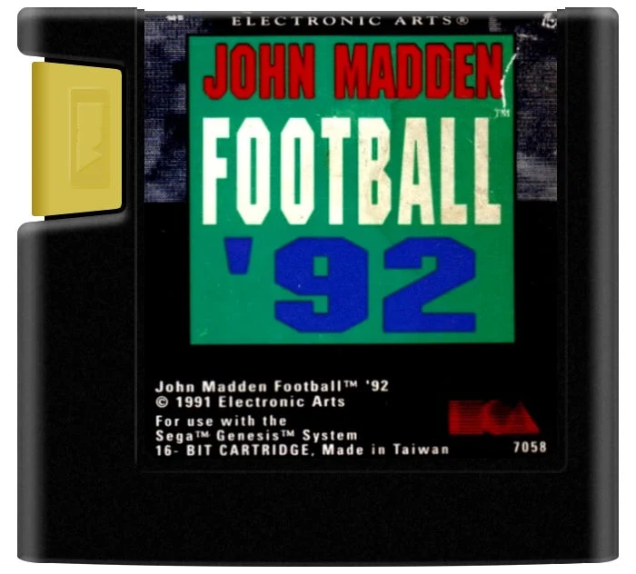 John Madden Football '92 - Sega Genesis