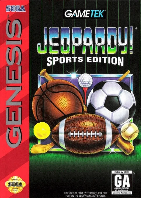 Jeopardy Sports Edition - Sega Genesis