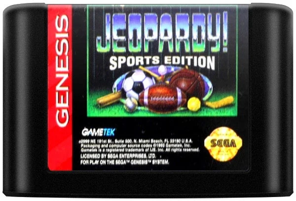 Jeopardy Sports Edition - Sega Genesis