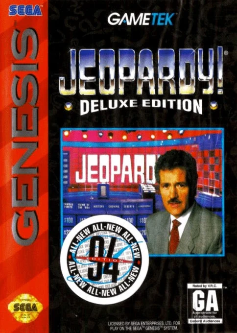 Jeopardy Deluxe Edition - Sega Genesis