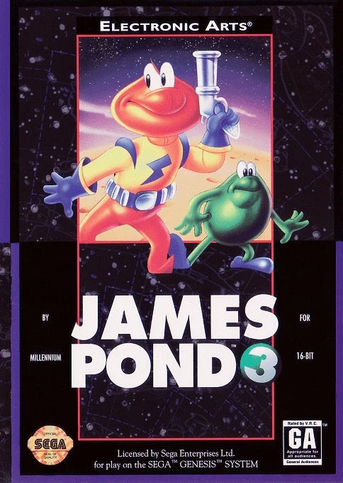 James Pond 3 Operation Starfish - Sega Genesis
