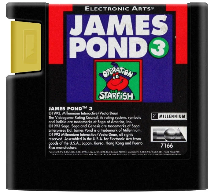 James Pond 3 Operation Starfish - Sega Genesis