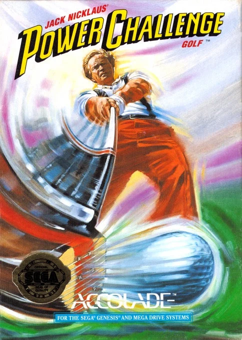 Jack Nicklaus Power Challenge Golf - Sega Genesis