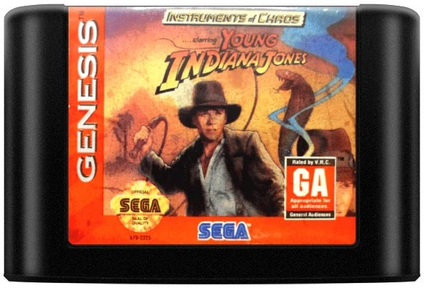 Instruments of Chaos Starring Young Indiana Jones - Sega Genesis