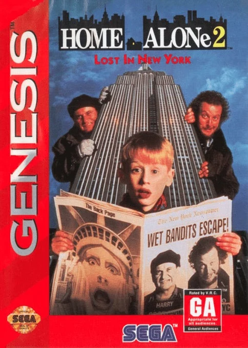 Home Alone 2 Lost In New York - Sega Genesis