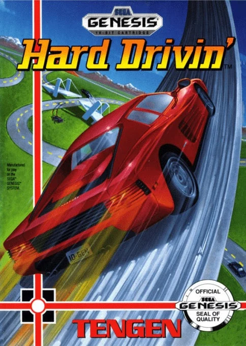 Hard Drivin - Sega Genesis