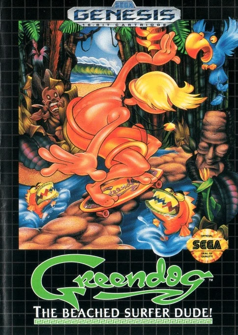 Greendog Beached Surfer Dude - Sega Genesis