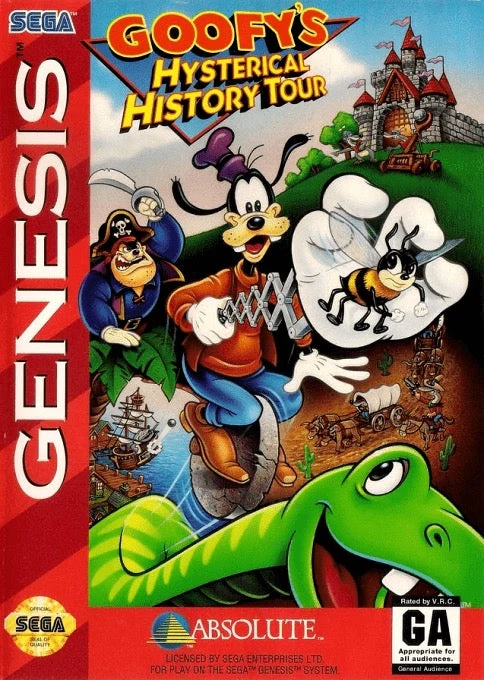 Goofy's Hysterical History Tour - Sega Genesis
