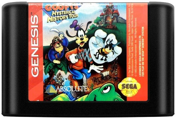 Goofy's Hysterical History Tour - Sega Genesis