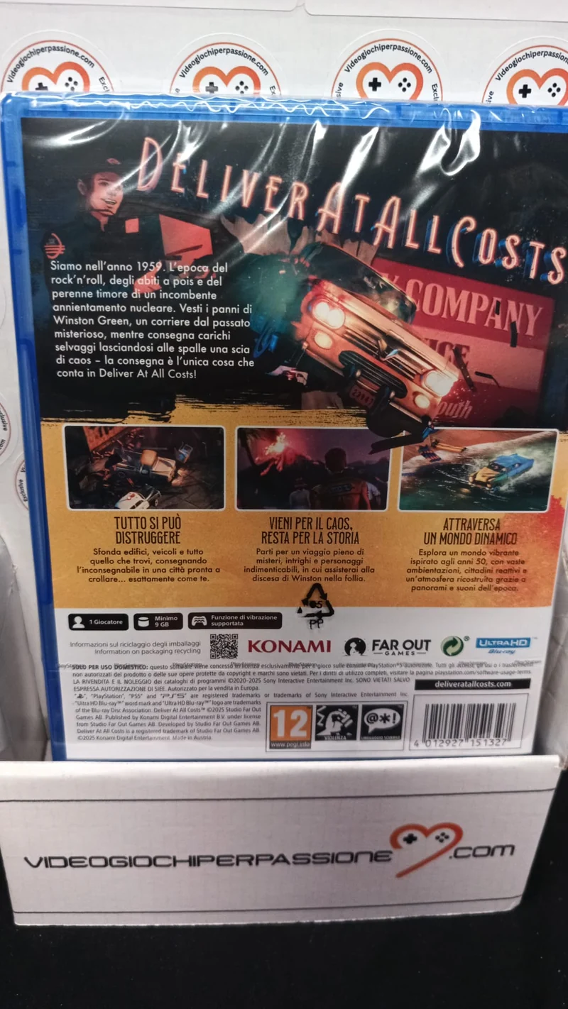 Deliver At All Costs Playstation 5 Edizione Europea