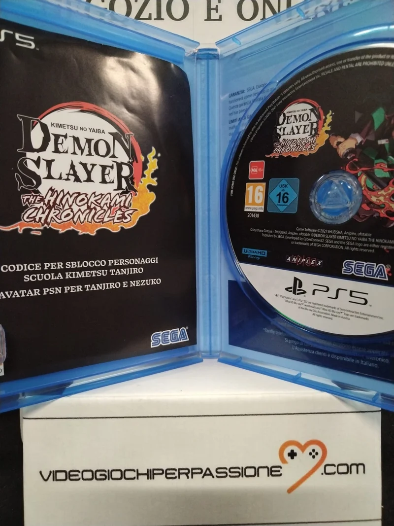Demon Slayer -Kimetsu no Yaiba- the Hinokama Chronicles - Playstation 5 (usato garantito)
