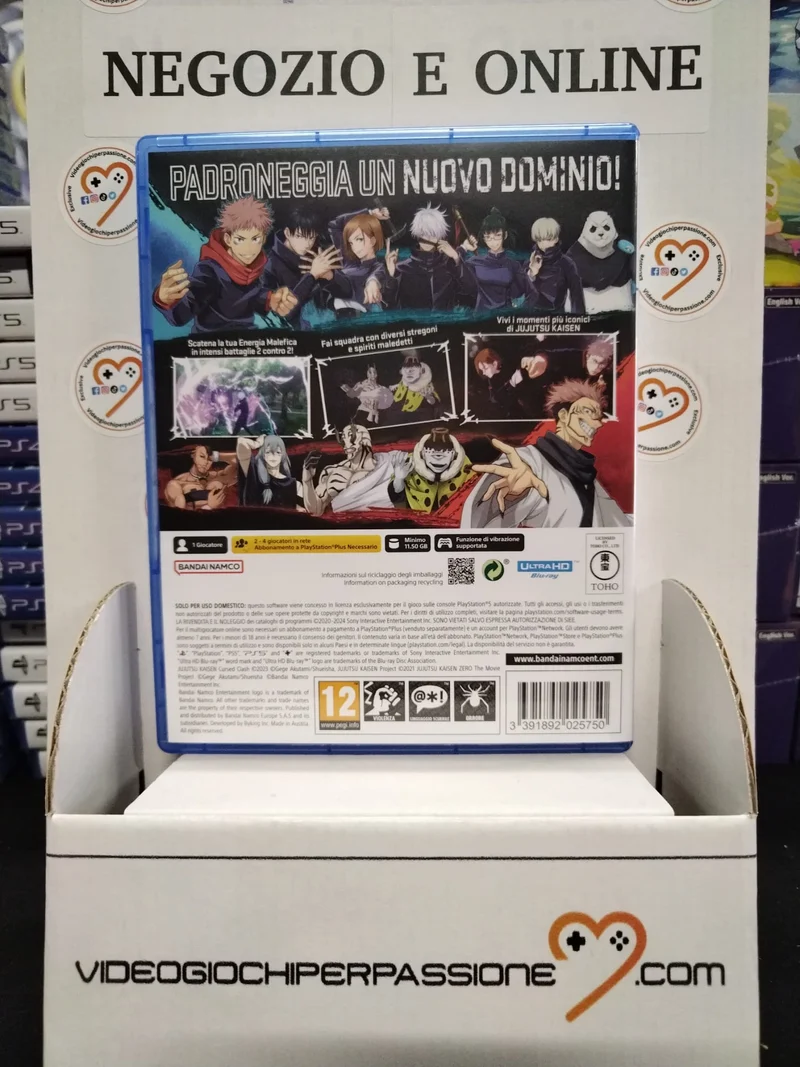 Jujutsu Kaisen Cursed Clash Playstation 5 Edizione ITALIANA (usato garantito)