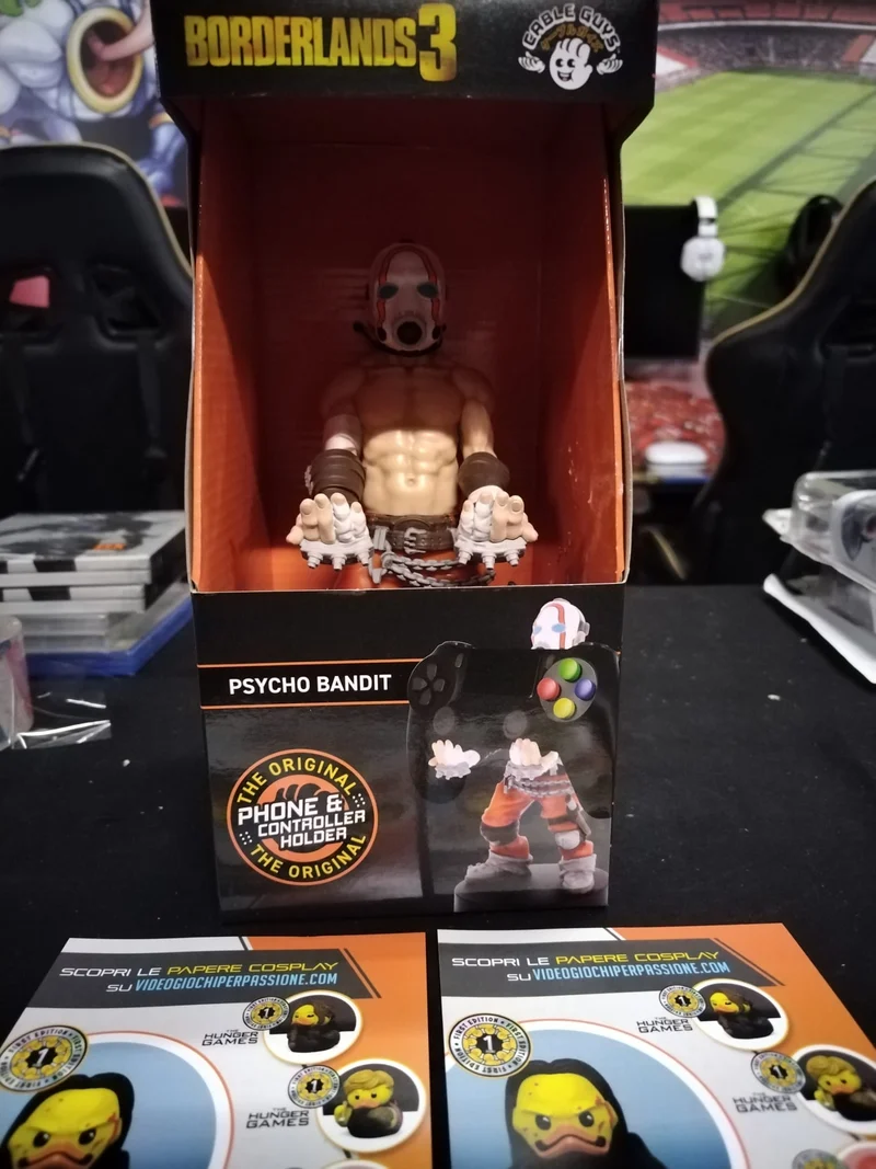 Borderlands Psycho Bandit Cable Guys Figure Porta Smartphone - Controller