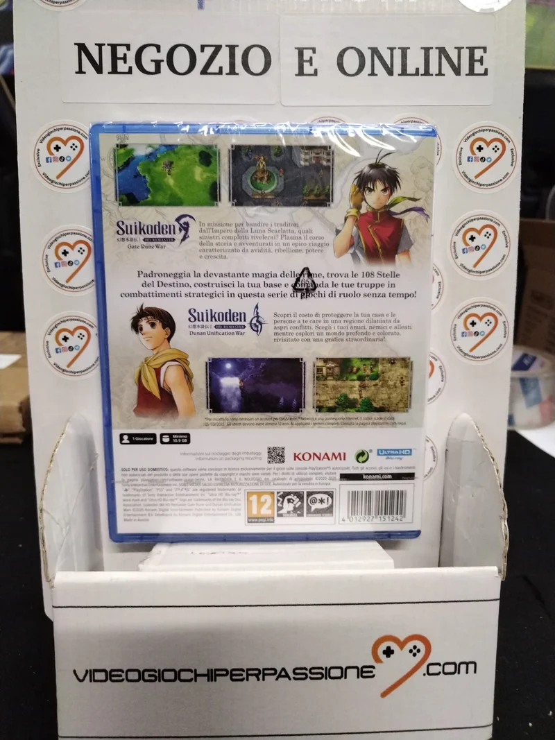 Suikoden 1&2 HD Remaster Day One Edition Fisico PlayStation 5 edizione italiana