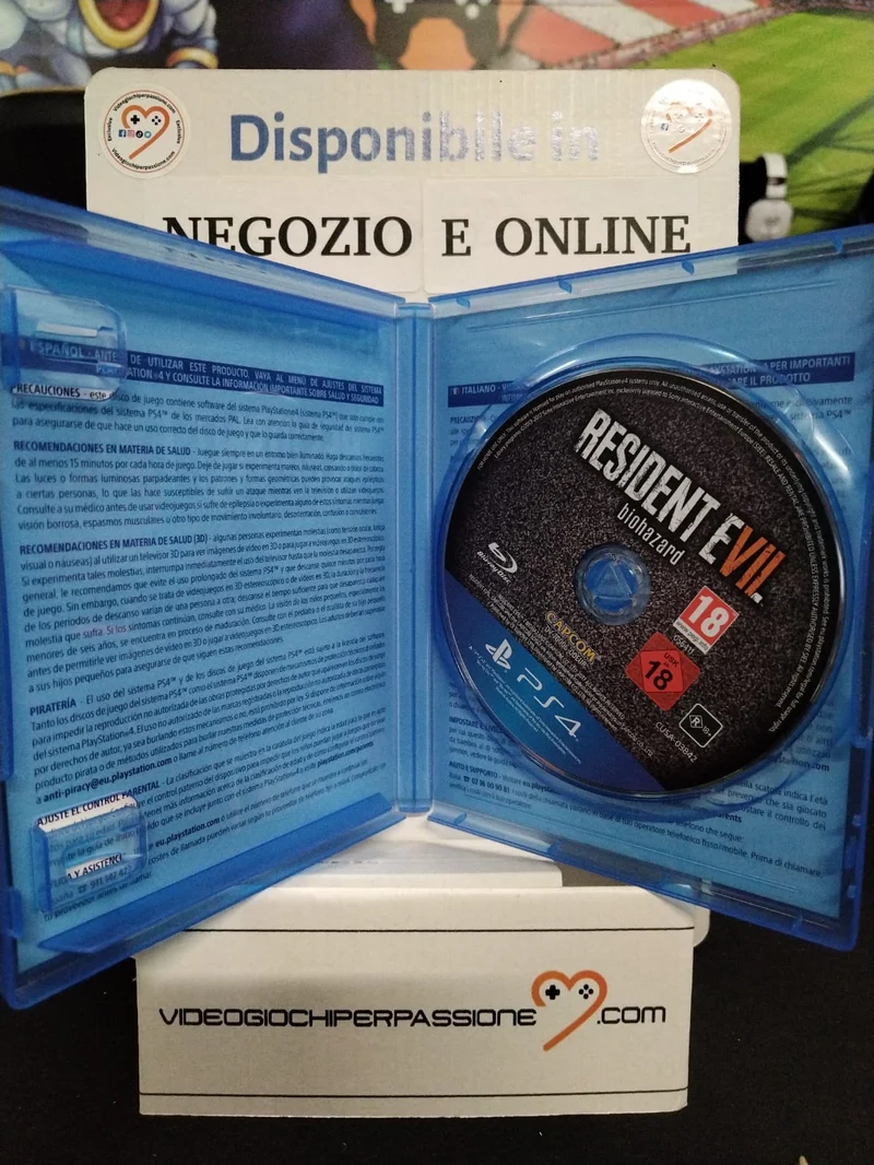 Resident Evil 7: Biohazard PS4 (usato garantito)(versione ita. - spa.)