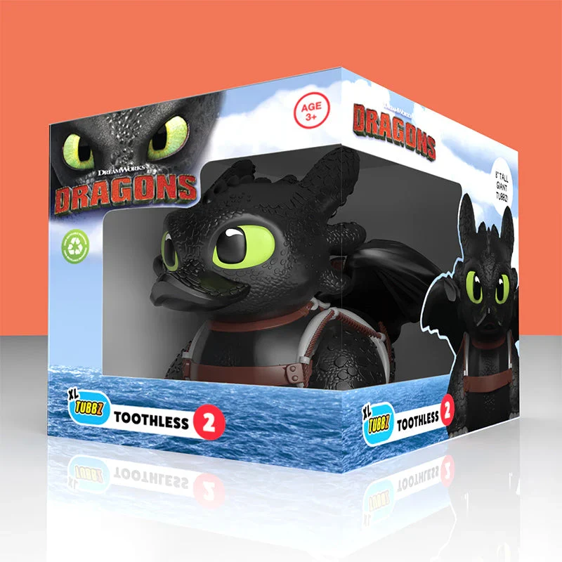 How To Train Your Dragon: Toothless TUBBZ (Giant XL Edition)(Dragon Trainer)