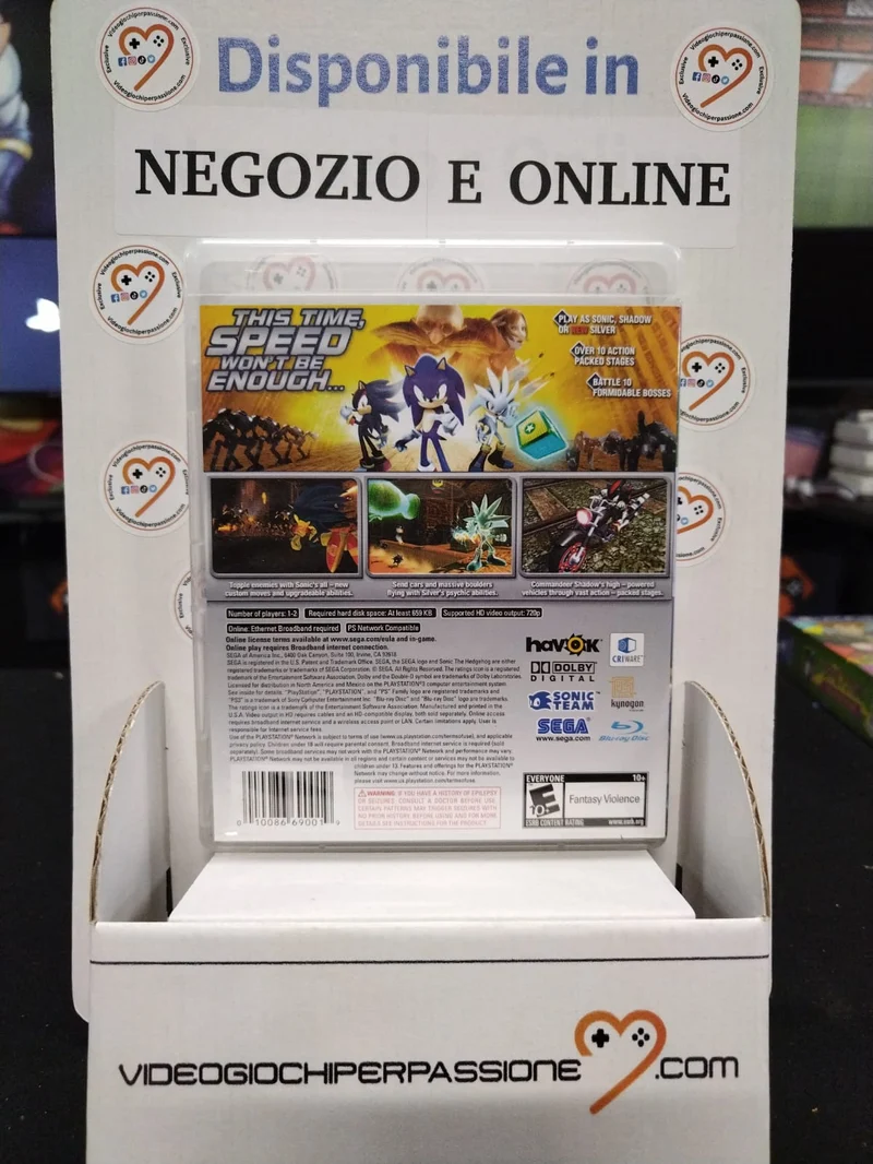 Sonic the Hedgehog PS3 (sottotitoli in italiano) (usato garantito)(ver. americana)