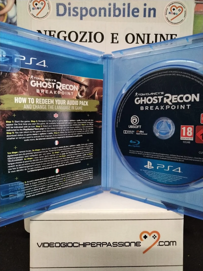 Tom Clancy's Ghost Recon Breakpoint Gold Edition PS4 (usato garantito)(ver. ita.)