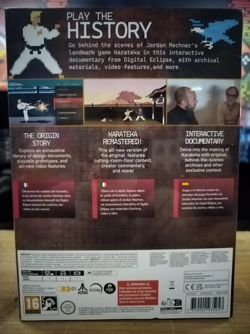 The Making Of Karateka Nintendo Switch Deluxe Edition Edizione Europea