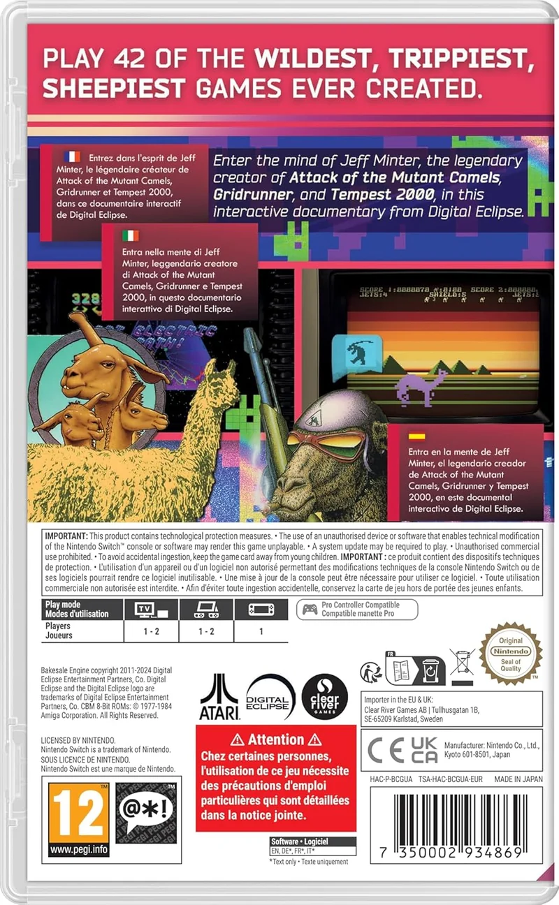 Llamasoft: The Jeff Minter Story Deluxe Edition Nintendo Switch Edizione Europea