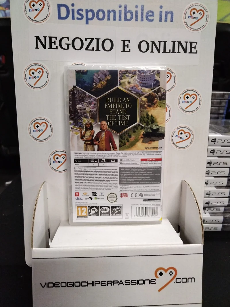 Sid Meier's Civilization VII per Nintendo Switch edizione europea